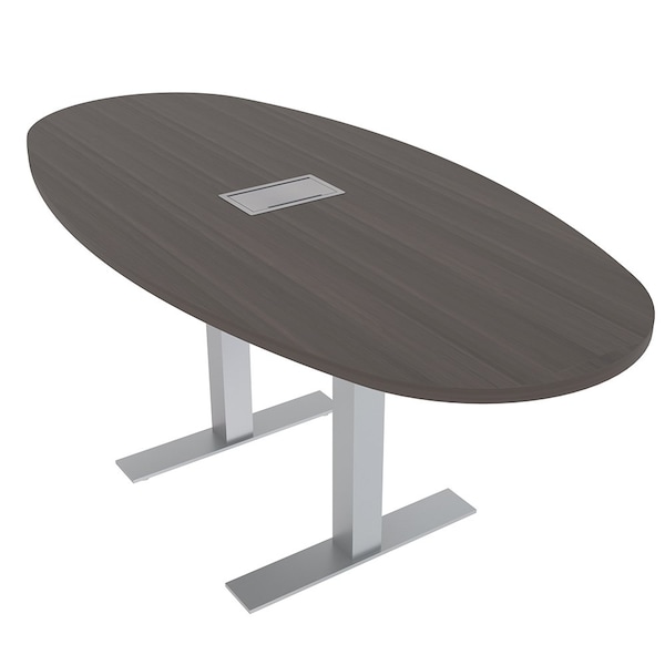 33.5 in W, 69.5 in L, 29 in H, Engineered Wood Top, Brown